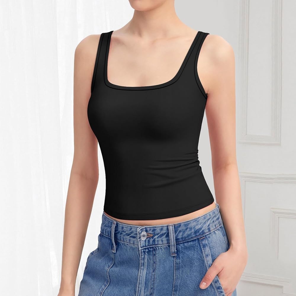 Women's Black Tank Top